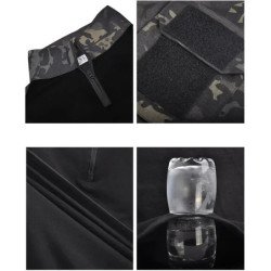 Conjuntos tácticos de verano para hombre, camisetas de manga corta tra