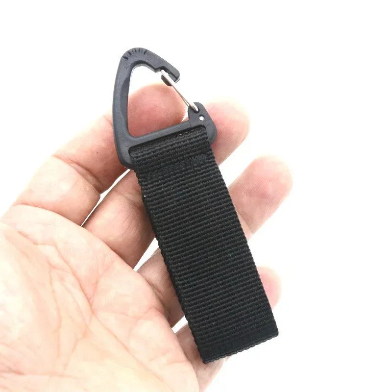 Cordón elástico táctico antipérdida, correa de seguridad de resorte, c Cordón elástico táctico antipérdida, correa de seguridad de resorte, c
