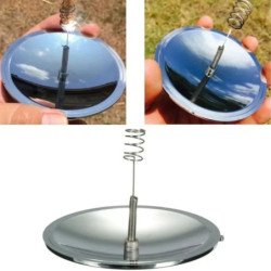 Encendedor Solar para exteriores, encendido de fuego, impermeable, a p
