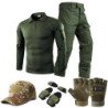 Trajes de uniforme táctico Milit, traje de camuflaje para exteriores,