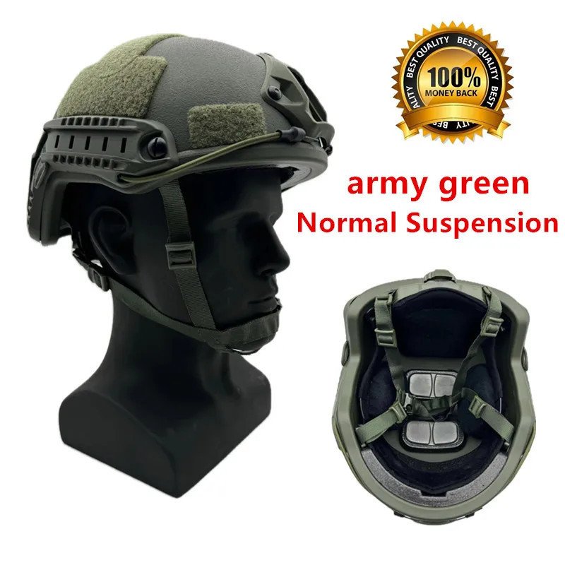 Casco táctico balístico ACH de corte alto Kevla casco balístico de alt Casco táctico balístico ACH de corte alto Kevla casco balístico de alt