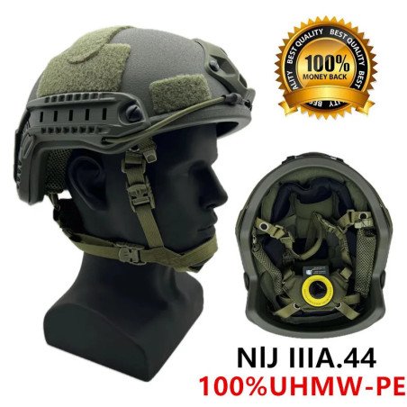 Casco táctico balístico ACH de corte alto Kevla casco balístico de alt