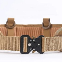 Cinturón táctico de caza al aire libre para hombre, cinturón de nailon