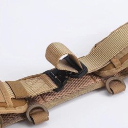 Cinturón táctico de caza al aire libre para hombre, cinturón de nailon