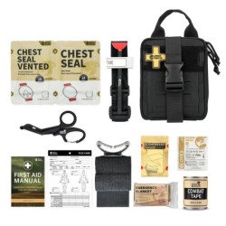 RHINO RESCUE EDC IFAK Kit de supervivencia para traumatismos bolsa tác