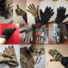 Guantes tácticos de pantalla táctil de camuflaje para caza al aire lib