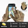 Guantes tácticos de pantalla táctil de camuflaje para caza al aire lib