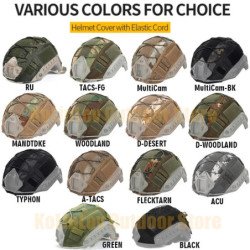 Funda de casco de camuflaje para Ops-Core PJ/BJ/MH, cubierta de casco