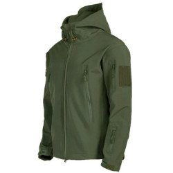 Militar de piel de tiburón Soft Shell Chaquetas Hombres Táctica a prue