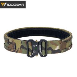 IDOGEAR-Cinturón de combate táctico de 2 pulgadas, hebilla de liberaci