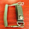 Cordón elástico táctico antipérdida, cinturón de seguridad militar de