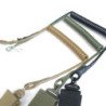Cordón elástico táctico antipérdida, cinturón de seguridad militar de