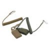 Cordón elástico táctico antipérdida, cinturón de seguridad militar de