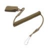 Cordón elástico táctico antipérdida, cinturón de seguridad militar de
