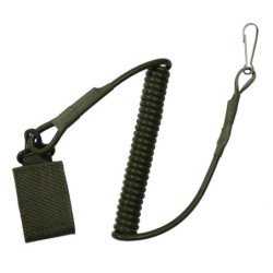 Cordón elástico táctico antipérdida, cinturón de seguridad militar de