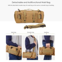 Mochila táctica militar para exteriores de alta calidad, riñonera táct