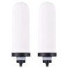 Vela de filtro de cerámica de 2 piezas con carbón activado Compatible