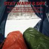 Saco de dormir de emergencia impermeable, mantas térmicas de Mylar, sa