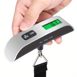 Báscula electrónica portátil para equipaje, báscula para maleta de via