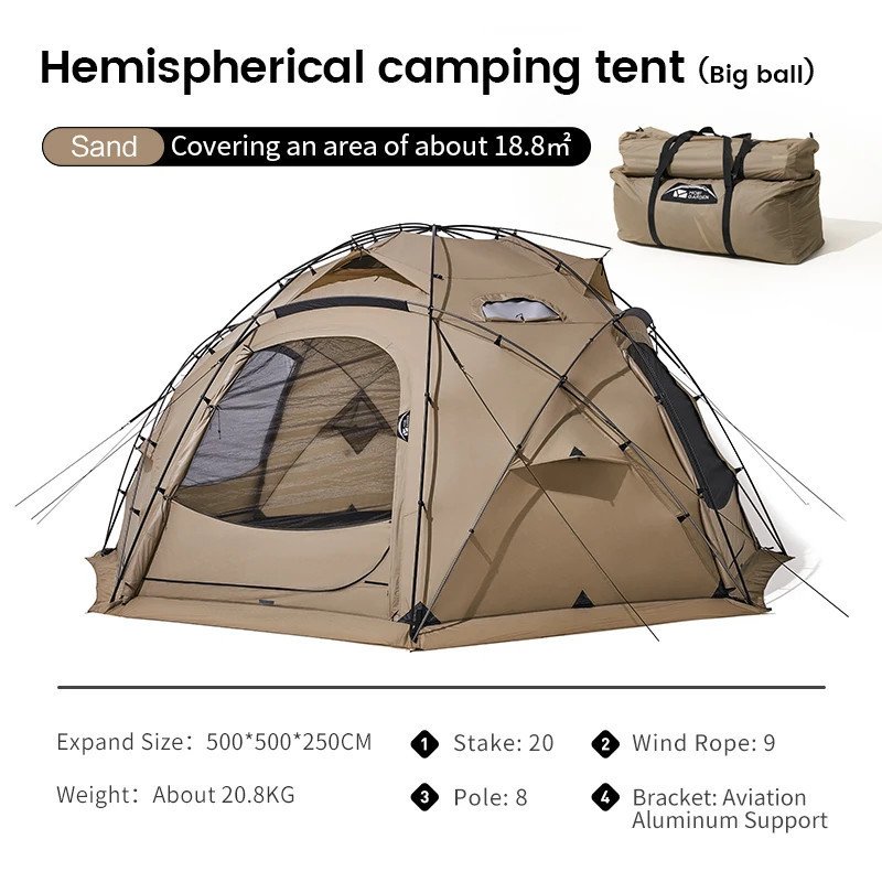 MOBI GARDEN Tienda de campaña Commander, refugio impermeable a prueba MOBI GARDEN Tienda de campaña Commander, refugio impermeable a prueba