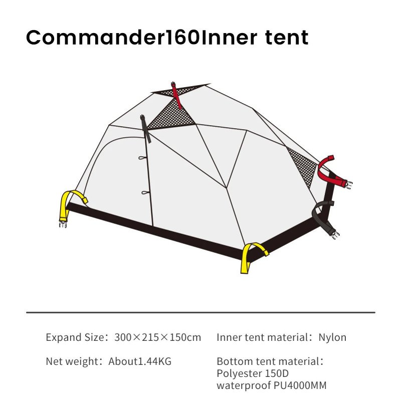 MOBI GARDEN Tienda de campaña Commander, refugio impermeable a prueba MOBI GARDEN Tienda de campaña Commander, refugio impermeable a prueba