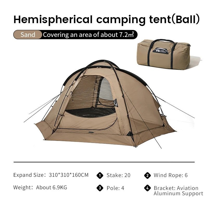 MOBI GARDEN Tienda de campaña Commander, refugio impermeable a prueba MOBI GARDEN Tienda de campaña Commander, refugio impermeable a prueba